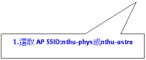 xιϻr: 1. AP SSID:nthu-physnthu-astro
